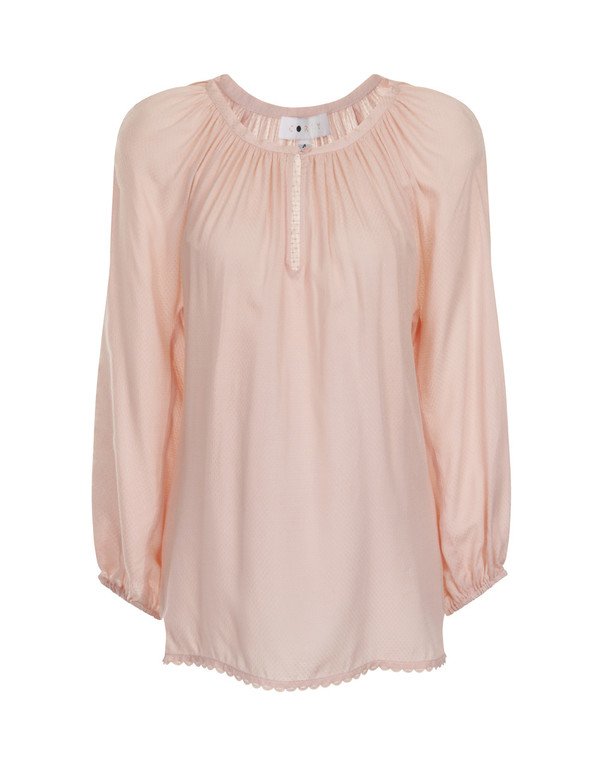 Corey - 'Elisa' Pink Poet Blouse Corey - 'Elisa' Pink Poet Blouse