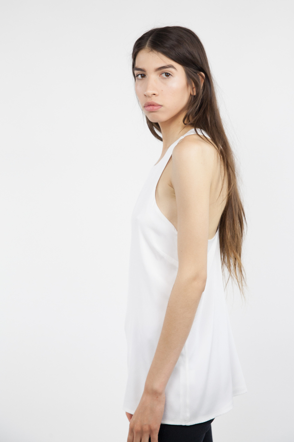 Emerson Fry V Back Top - White Emerson Fry V Back Top - White