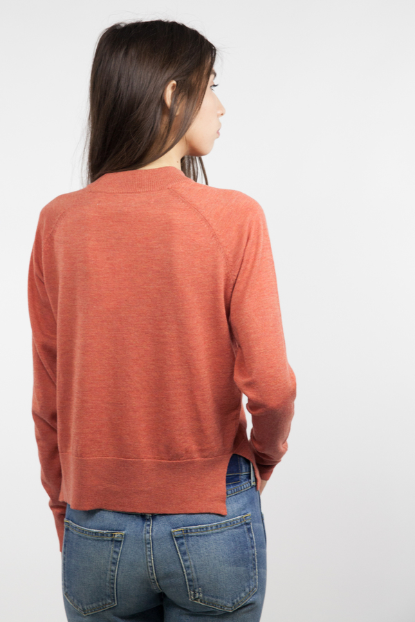 Just Female Neptune Knit - Marsala Red Just Female Neptune Knit - Marsala Red