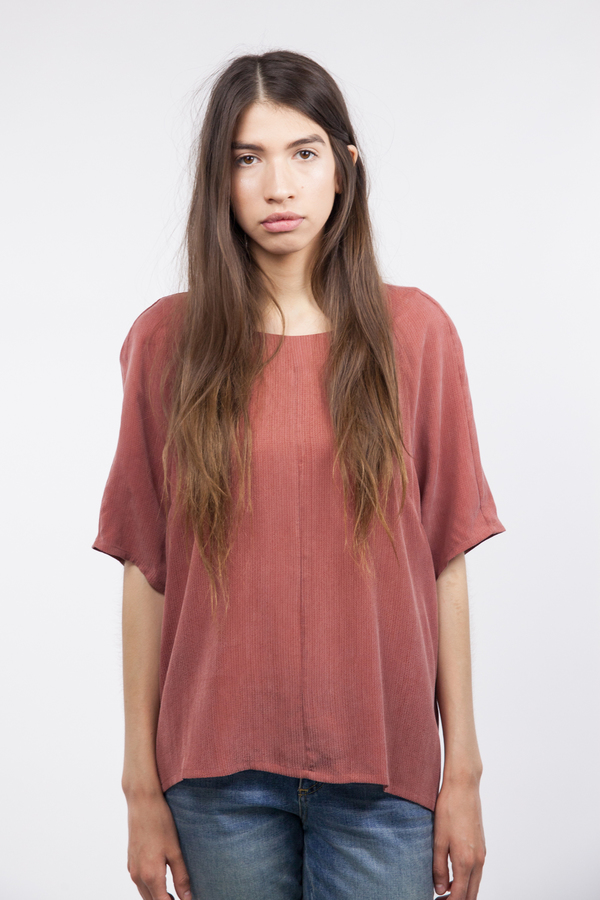 Just Female Orion Blouse - Marsala Red Just Female Orion Blouse - Marsala Red