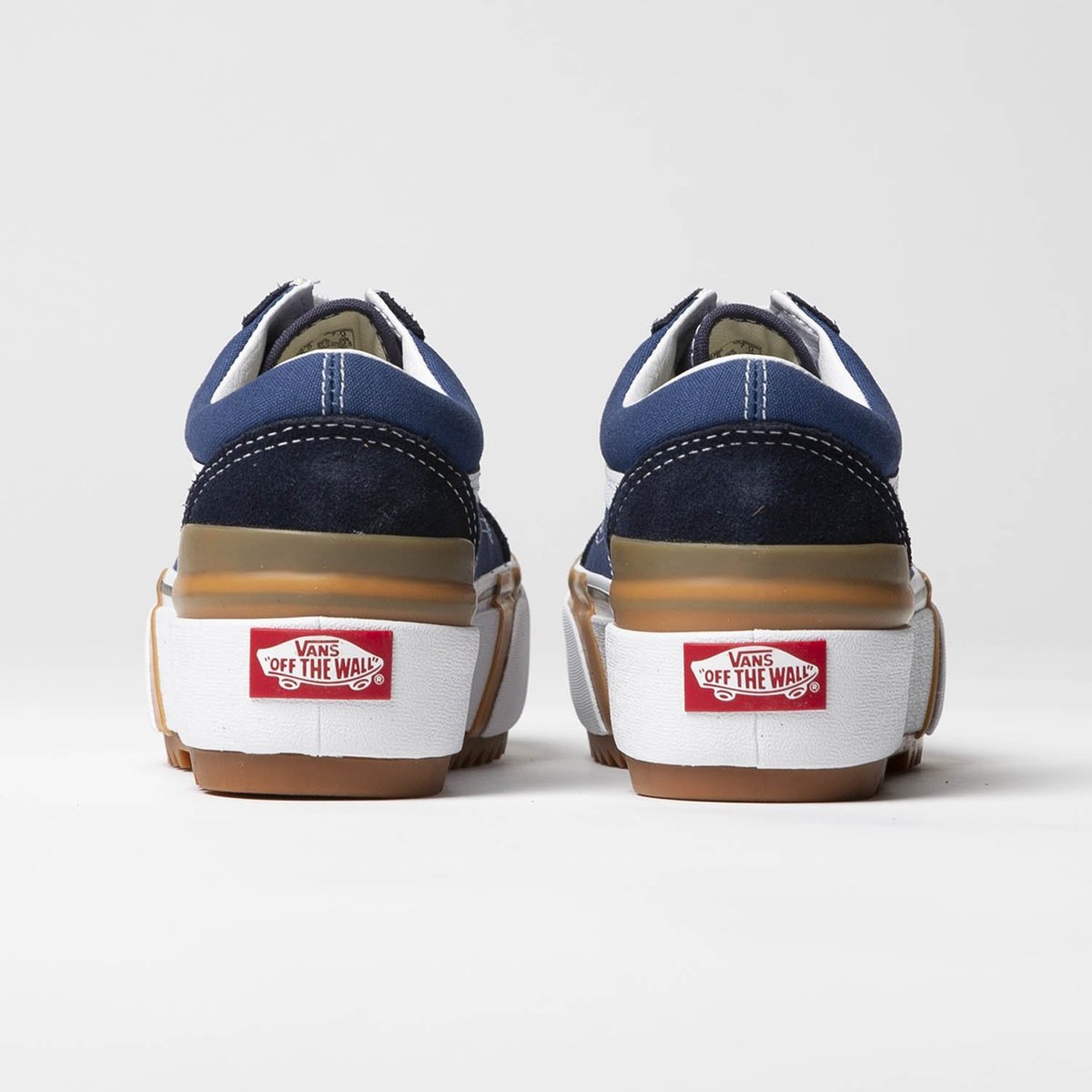 vans old skool stacked navy