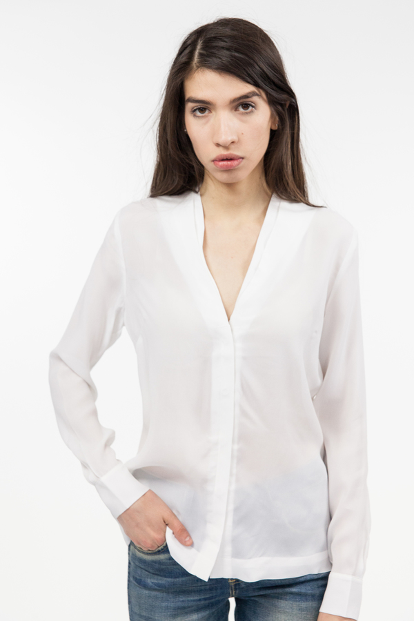 Just Female Mentor Shirt - White Just Female Mentor Shirt - White