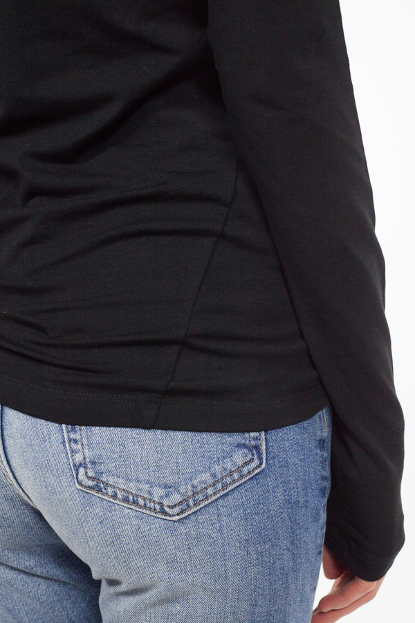 Kowtow Building Block Turtleneck Top - Black Kowtow Building Block Turtleneck Top - Black