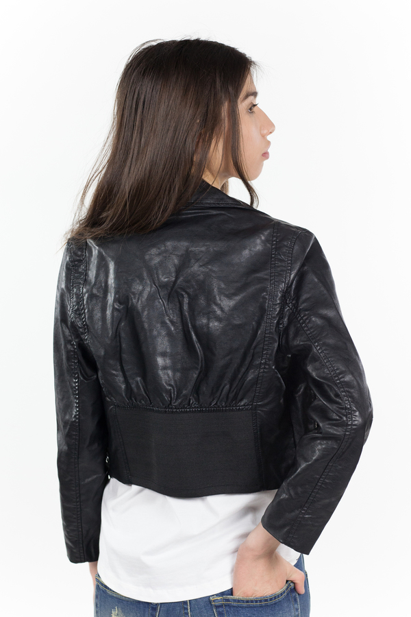 Cheap Monday Visit Leather Jacket - Black Cheap Monday Visit Leather Jacket - Black