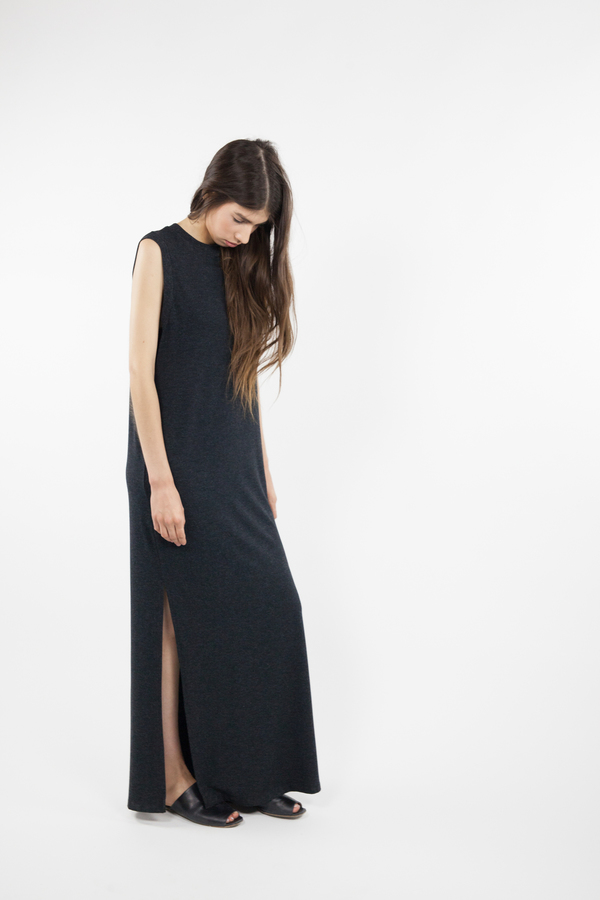 Just Female Lincoln Dress - Anthracite Just Female Lincoln Dress - Anthracite