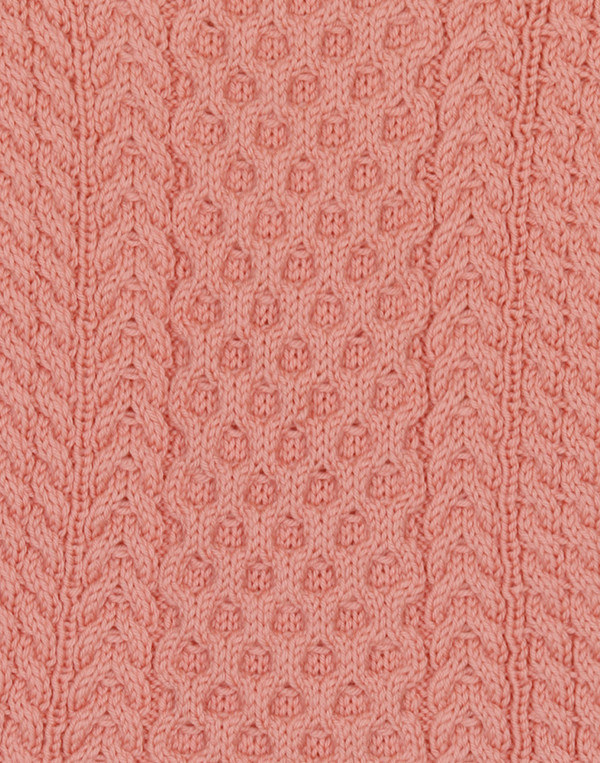 Apiece Apart Anni Fisherman Jumper Flamingo Pink Apiece Apart Anni Fisherman Jumper Flamingo Pink