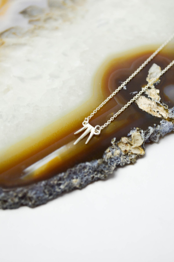 K/ller Silver Petite Single Burst Necklace K/ller Silver Petite Single Burst Necklace