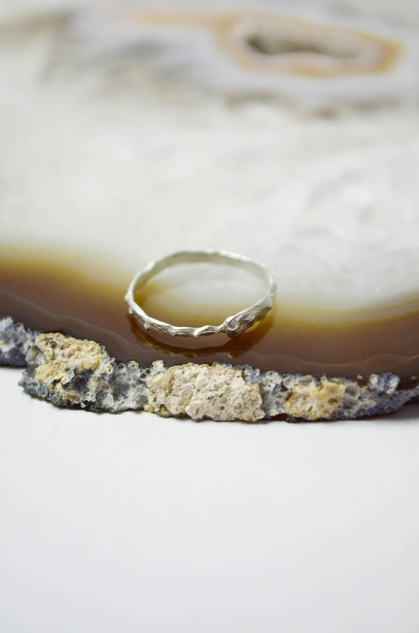 K/ller Silver Thorned Ring K/ller Silver Thorned Ring