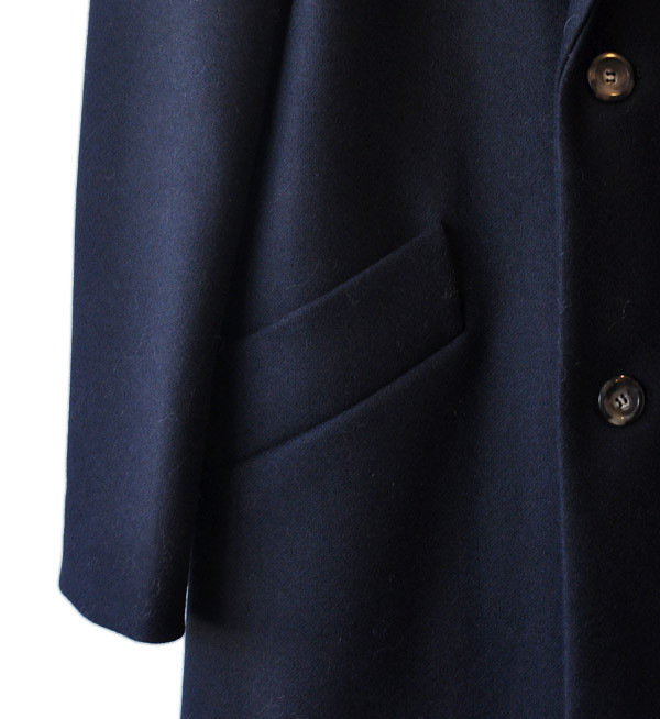A.P.C. Dark Navy Italian Overcoat A.P.C. Dark Navy Italian Overcoat
