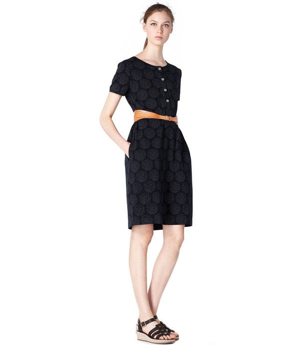 A.P.C. Navy Cherry Dress A.P.C. Navy Cherry Dress