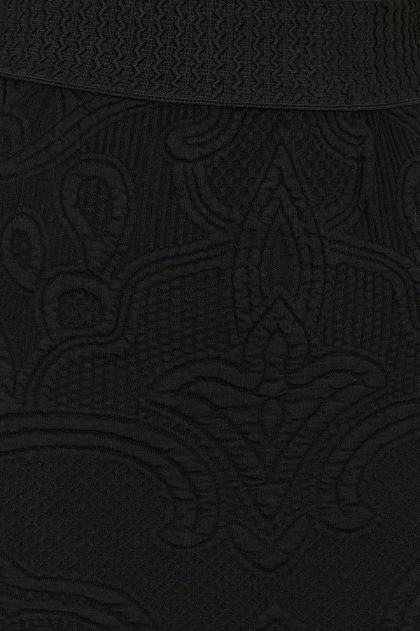 Rodebjer - Black Mandi Embossed Pencil Skirt Rodebjer - Black Mandi Embossed Pencil Skirt