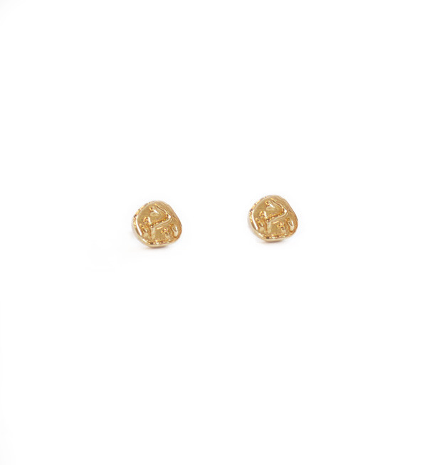 Dream Collective Gold Yves Klein Studs Dream Collective Gold Yves Klein Studs