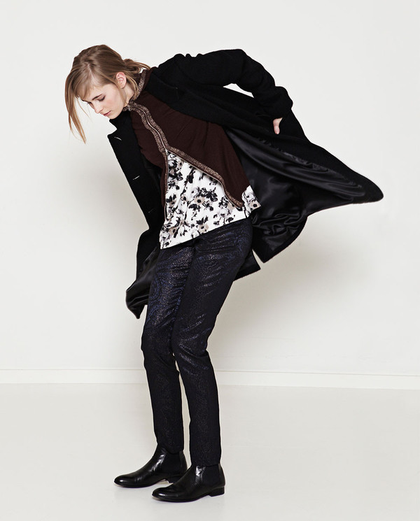 Naja Lauf - Black Mohair Malin Coat Naja Lauf - Black Mohair Malin Coat