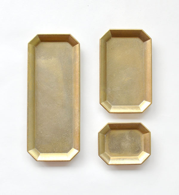 Futagami Medium Brass Stationary Tray Futagami Medium Brass Stationary Tray
