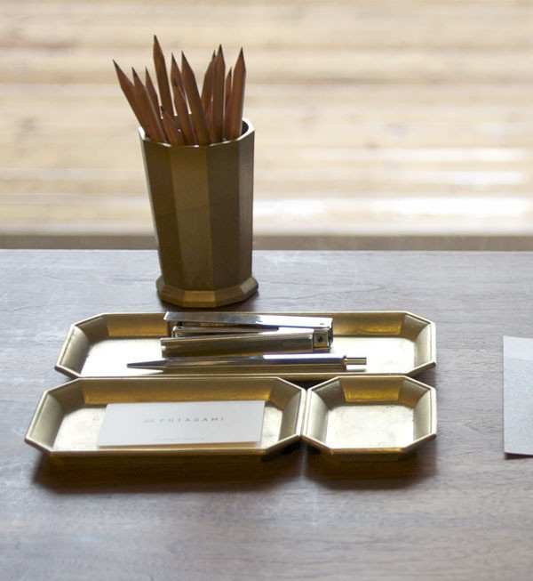 Futagami Small Brass Stationary Tray Futagami Small Brass Stationary Tray