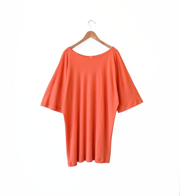Ilana Kohn Persimmon Jersey Tee Dress Ilana Kohn Persimmon Jersey Tee Dress