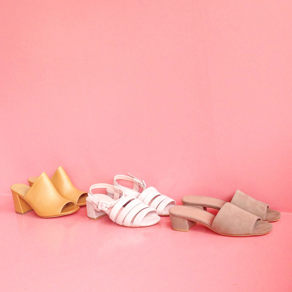 Maryam Nassir Zadeh Mushroom Suede Sophie Slide Maryam Nassir Zadeh Mushroom Suede Sophie Slide