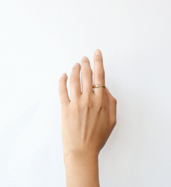 Odette New York Odette Hematite Metis Ring Odette New York Odette Hematite Metis Ring