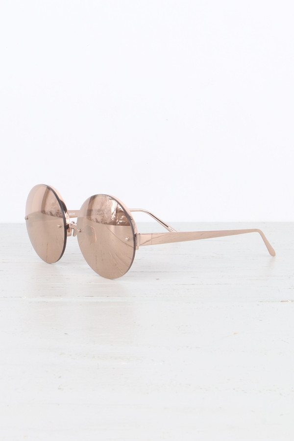 Linda Farrow Luxurious Round Sunglasses Linda Farrow Luxurious Round Sunglasses