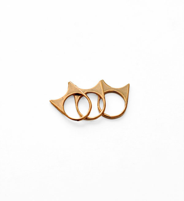 Tiro Tiro Trio Tiro Bronze Aures Rings Set Tiro Tiro Trio Tiro Bronze Aures Rings Set