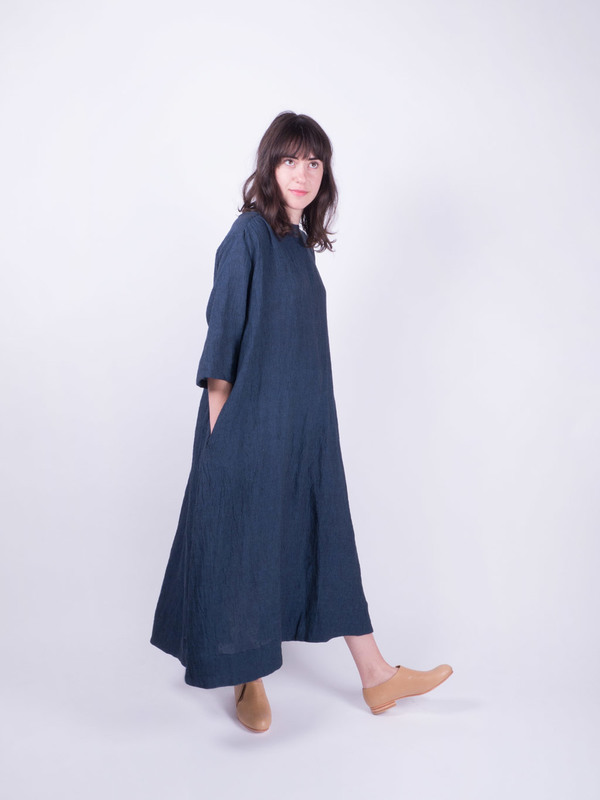 Sunja Link Gathered Back Yoke Dress Sunja Link Gathered Back Yoke Dress