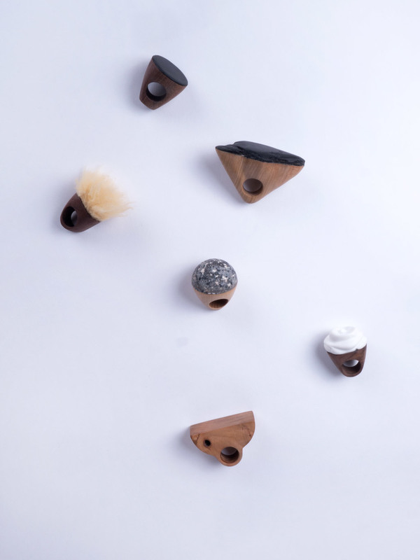 Paige Martin Woods Slate Disk Ring Paige Martin Woods Slate Disk Ring