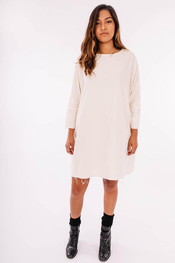 Black Crane Painter Dress (Cream) Black Crane Painter Dress (Cream)