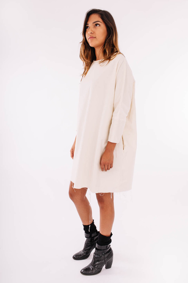 Black Crane Painter Dress (Cream) Black Crane Painter Dress (Cream)