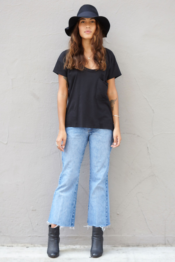 Bobi Scoop Neck T Shirt Bobi Scoop Neck T Shirt