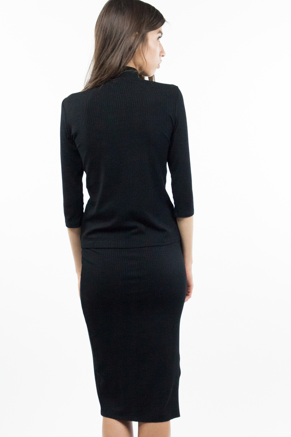 Just Female Rainy Skirt - Black Just Female Rainy Skirt - Black