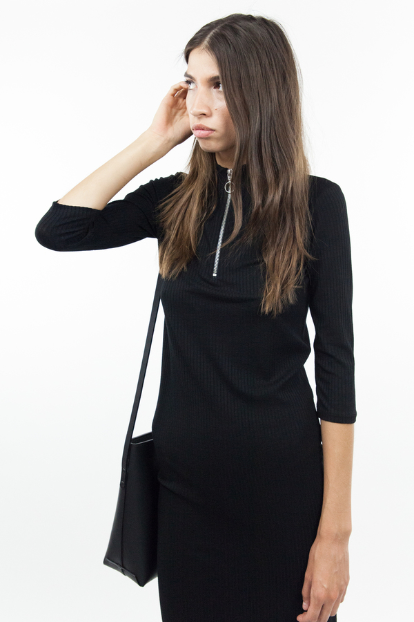 Just Female Rainy Dress - Black Just Female Rainy Dress - Black