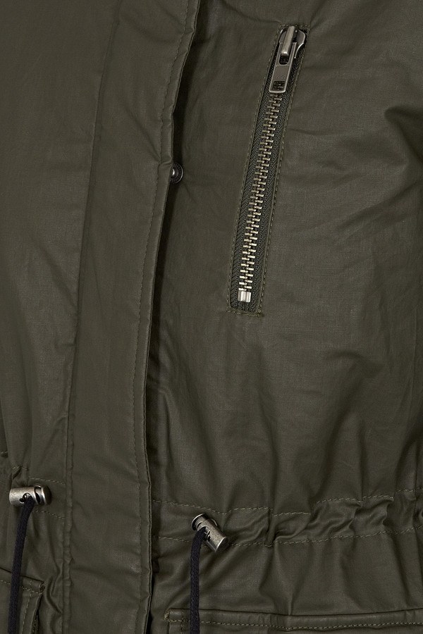 Khaki Green Daphne Parka Coat Khaki Green Daphne Parka Coat