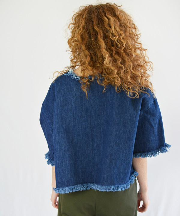 Ashley Rowe Dark Denim Tee Ashley Rowe Dark Denim Tee