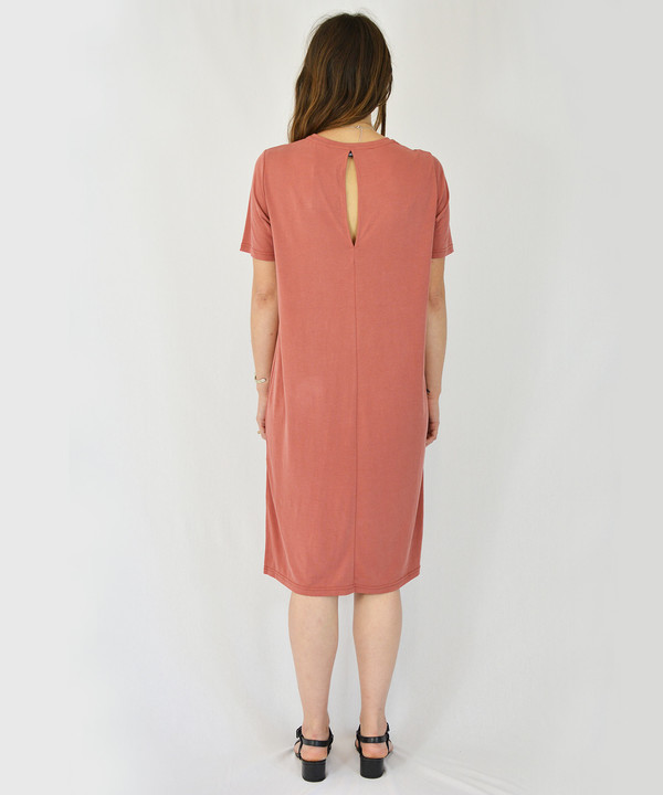 Just Female Marsala Pen Dress Just Female Marsala Pen Dress