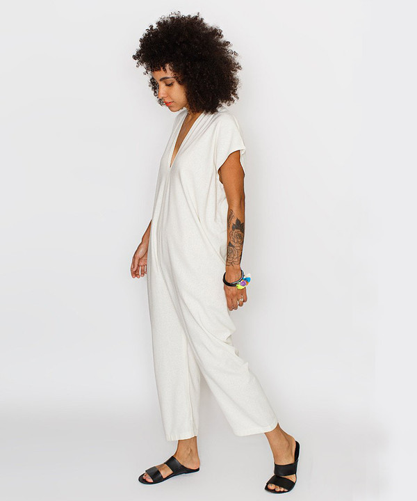 Miranda Bennett Natural Everyday Jumpsuit Miranda Bennett Natural Everyday Jumpsuit
