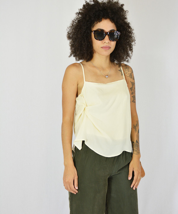Objects Without Meaning Cream Twist Tank Objects Without Meaning Cream Twist Tank