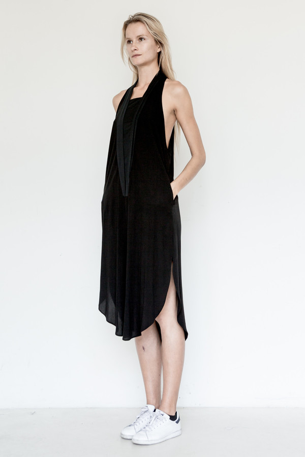 Assembly New York Crepe Shawl Dress Assembly New York Crepe Shawl Dress