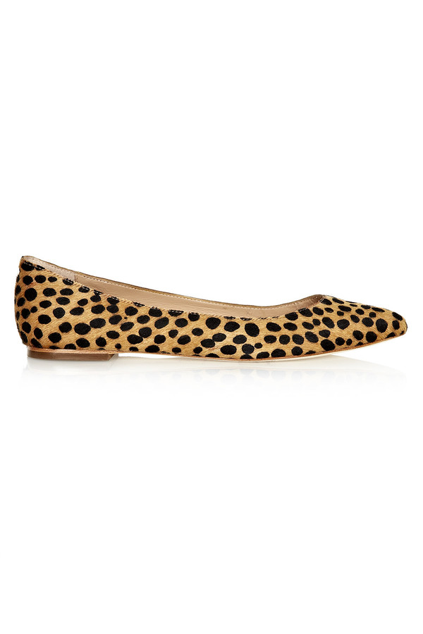 Loeffler Randall - Quinnie Cheetah Haircalf Flat Pump Loeffler Randall - Quinnie Cheetah Haircalf Flat Pump