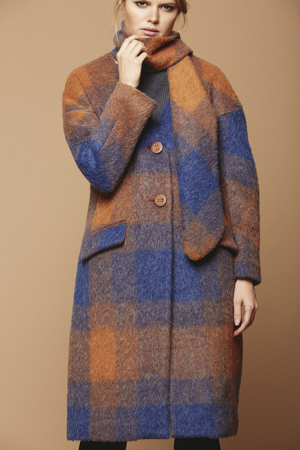 Cosette Clothing Margo Mohair Plaid Coat Cosette Clothing Margo Mohair Plaid Coat