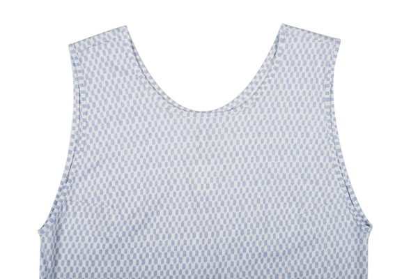 Ilana Kohn Blue Checkers Tank Ilana Kohn Blue Checkers Tank