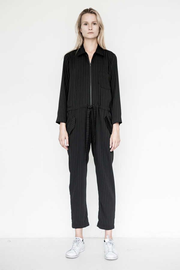 Assembly New York Business Stripe Coverall Assembly New York Business Stripe Coverall