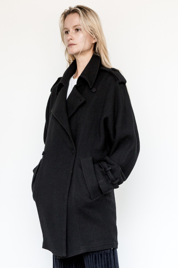 Assembly New York Wool/Linen Oslo Baggy Trench Assembly New York Wool/Linen Oslo Baggy Trench