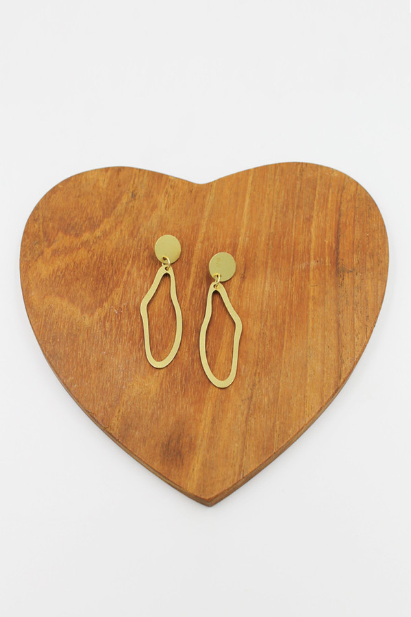 Modern Weaving Oval Drop Earrings Modern Weaving Oval Drop Earrings