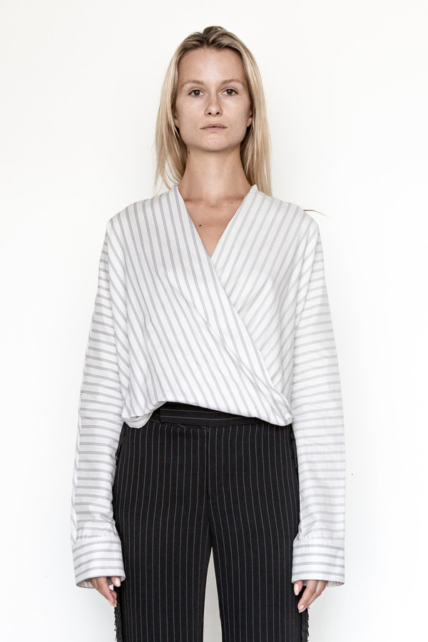 Assembly New York Cotton Stripe Twist Top Assembly New York Cotton Stripe Twist Top