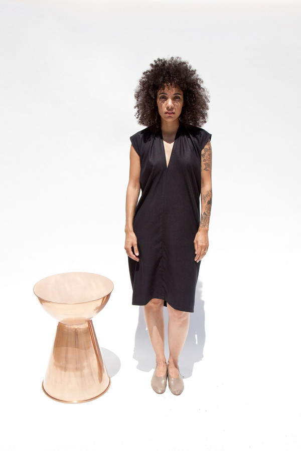 Everyday Dress, Silk Noil in Black Everyday Dress, Silk Noil in Black