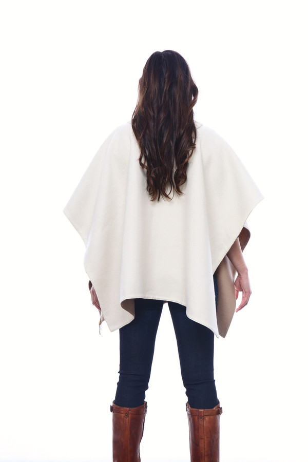 Stick & Ball Knit Collar Poncho Stick & Ball Knit Collar Poncho