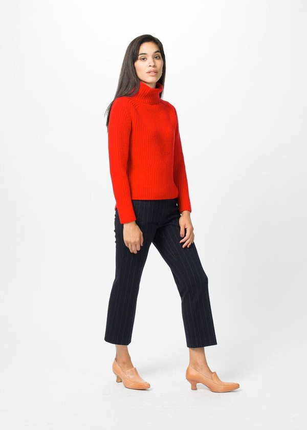 Odeeh Cropped Pinstripe Pant Odeeh Cropped Pinstripe Pant