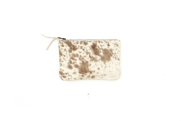 CHAMPAGNE SPOTTED MEDIUM POUCH CHAMPAGNE SPOTTED MEDIUM POUCH