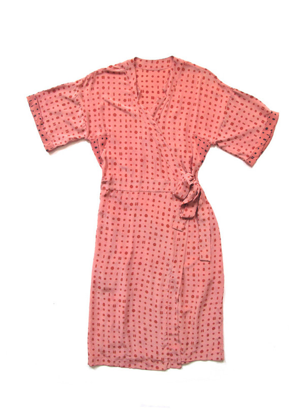 Sample Sale / Robe, pink portals print Sample Sale / Robe, pink portals print