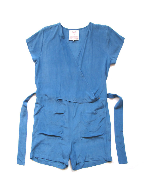 Seek Collective Sample Sale / Shorts Jumpsuit, solid indigo Seek Collective Sample Sale / Shorts Jumpsuit, solid indigo